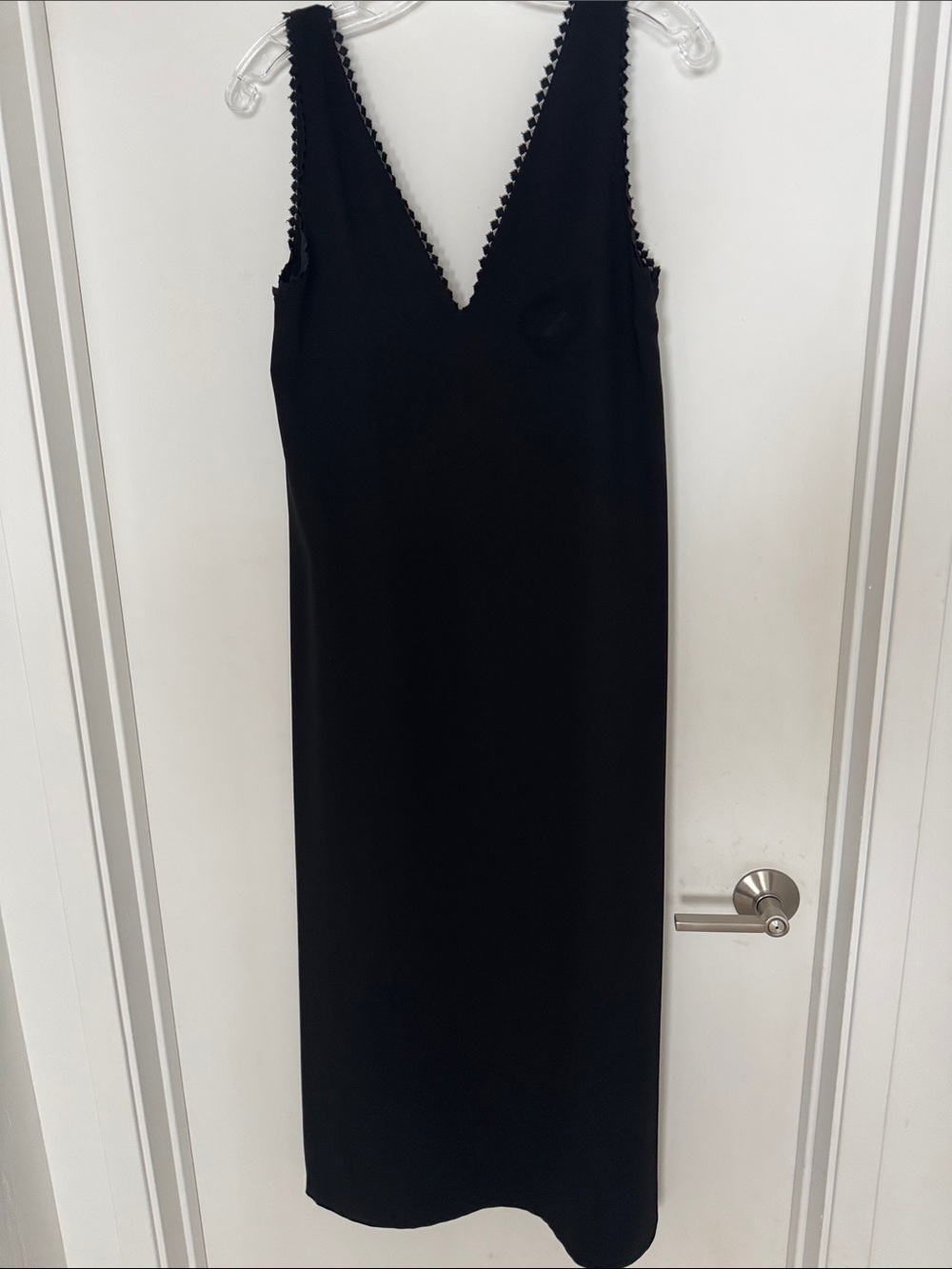 Black midi Dress - Sleek Minimal Design